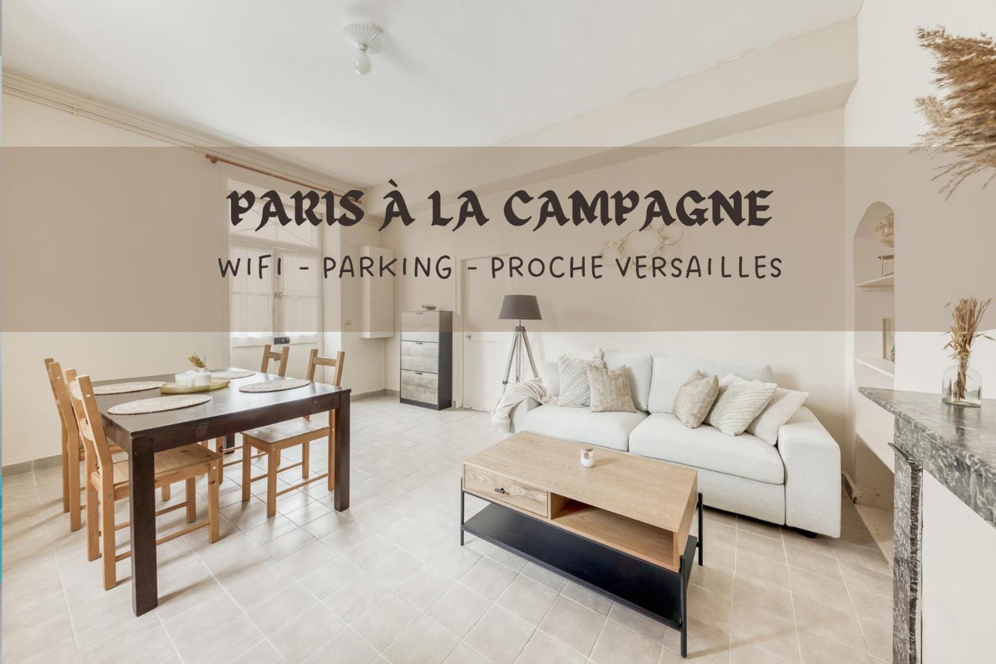 Paris A La Campagne-Parking Gratuit-Proche Versailles La Queue-les-Yvelines المظهر الخارجي الصورة